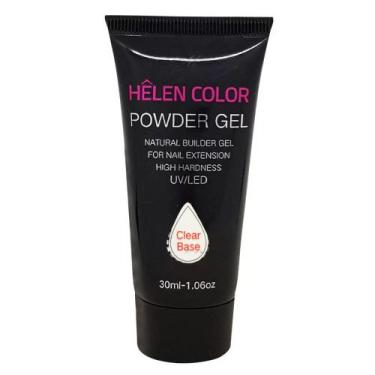 Imagem de Polygel helen color 30g transparente alongamento das unhas