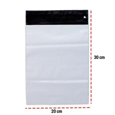 Imagem de Envelope Segurança Com Lacre 20x30 Envio Correios Encomenda 100 Unidad