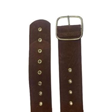 Imagem de Cinto Feminino Com Furos Em Metal Dourado Cores Modelo Grosso MZS-2066