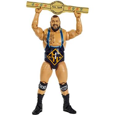 Imagem de WWE Heavy Machinery Otis Elite Series #76 Deluxe Action Figure with Realistic Facial Detailing, Iconic Ring Gear & Accessories