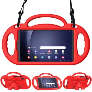 Imagem de RTOBX Capa infantil para Samsung Galaxy Tab A9 8,7 polegadas 2023 (SM-X110/X115/X117) e Galaxy Tab A7 Lite 8,7 polegadas 2021, com alça de ombro, capa com suporte à prova de choque para Galaxy 22.1