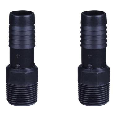 Imagem de Adaptador Espigão 1 Polegada Kit Com 2 Unidades - OFA, Preto