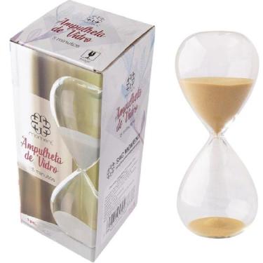 Imagem de Ampulheta de Vidro 5 Minutos Areia Timer Relógio Decoração - Moment, D