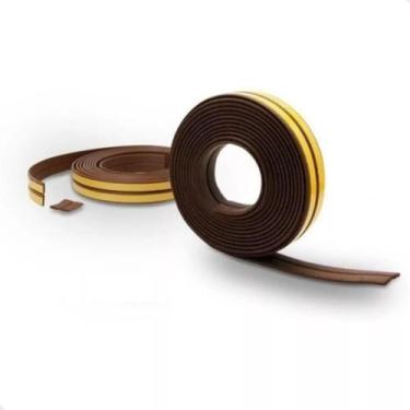 Imagem de Veda Frestas ComfortDoor 6 metros 4X8mm Porta Janela Marrom Escuro - C