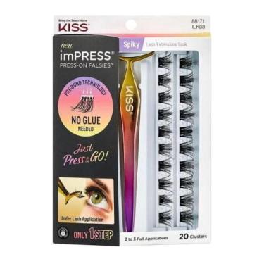Imagem de Cílios autocolantes kiss new york impress spiky ilk03
