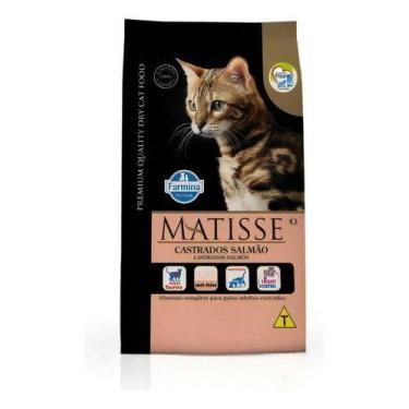Imagem de Ração Matisse Gatos Castrados Salmão 7,5kg - Farmin@