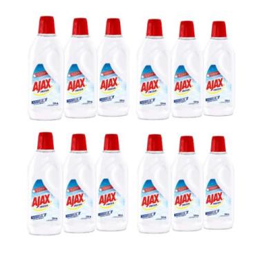 Imagem de Ajax Fresh Limpeza Geral 500ml - (Rende até 30 litros) - Kit com 12 un