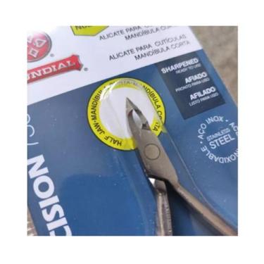 Imagem de Alicate Cutícula Inox 735 Profissional Ponta Afiado - A.R Variedades M