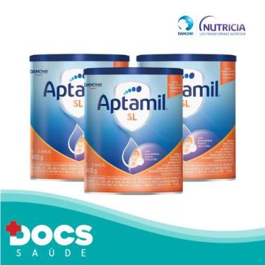 Imagem de Fórmula Infantil Aptamil SL 400gr Danone KIT 03 unidades