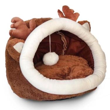 Imagem de Caminha Cabana Toca Tenda Marrom cama para cachorro/gato - C3B - 79081