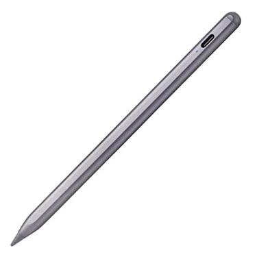 Imagem de iPad Pencil 10ª geração para Apple iPad 2024-2018 caneta Stylus de carregamento rápido para iPad 10ª geração, 9ª geração, iPad Pencil sensível à inclinação e rejeição de palma 10ª geração, cinza