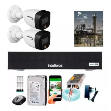 Imagem de Kit 2 Câmeras Intelbras Fullcolor 1220 Dvr Intelbras 3004