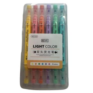 Imagem de Marca texto kit com diversas cores caneta sem borrões - MLBpel, Modelo