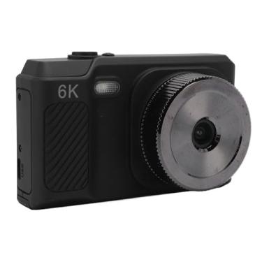 Imagem de Câmera Compacta, Câmera Digital de Alta Resolução, Zoom 16X, Foco Automático, Anti-vibração Com Cordão para Viagens (Preto)