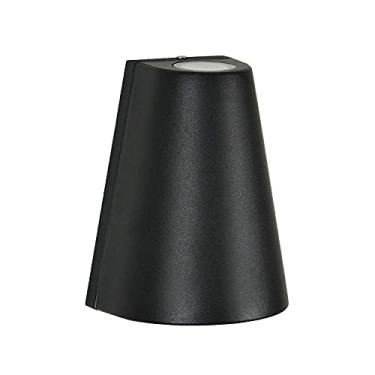 Imagem de Luminária de parede externa externa IP65 Lâmpada de pátio, luz de parede preta fosca Lâmpadas de parede de varanda de alumínio fundido, luzes externas à prova d'água para cima e para baixo p