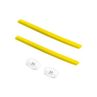 Imagem de Kits de borracha de substituição para óculos de sol Oakley Square Wire 2 2014 OO4075 / W - Amarelo
