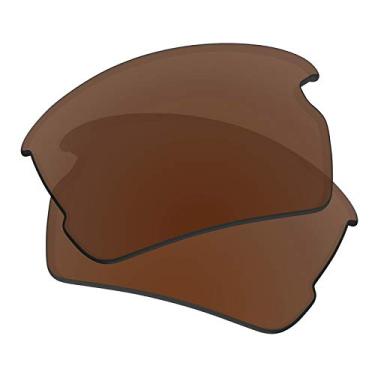 Imagem de Lentes de policarbonato de substituição para armação de óculos de sol Oakley Flak 2.0 XL - marrom