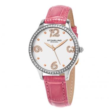 Imagem de Relógio Feminino Stuhrling Chique 560 Quartzo 36mm, Rosa