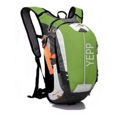 Imagem de Mochila Com Bolsa Hidratação E Porta Capacete Yepp 18 L, Preto com ver
