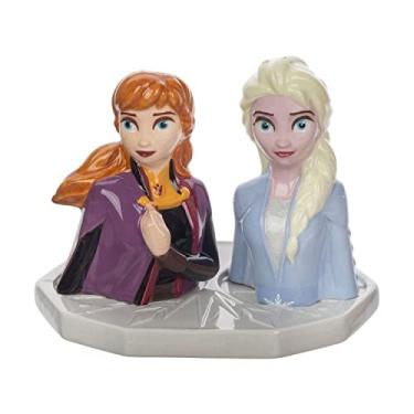 Imagem de Vandor Disney Frozen 2 conjunto de cerâmica esculpida sal e pimenta