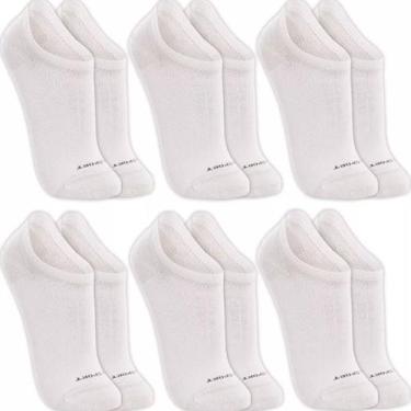 Imagem de Kit 6 Pares Meias Lupo Original Algodão Masculina Feminina Sapatilha S