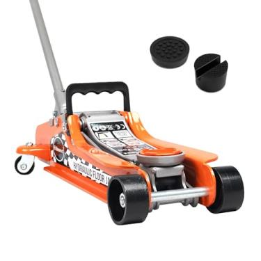 Imagem de Donext Macaco de Piso de Aço, Macaco de Piso de Corrida Hidráulico de Baixo Perfil, 2,5 Toneladas