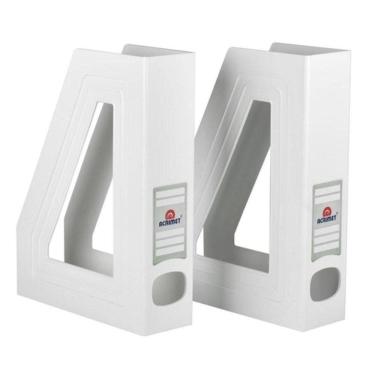 Imagem de Kit 2 Porta Revista Acrimet Classic 277 Branco