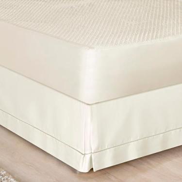 Imagem de Saia Para Cama Box Solteiro Acabamento Em Ponto Palito - Bia Enxovais,