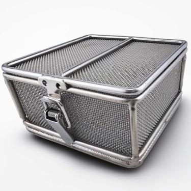 Imagem de Carligo Cestas De Limpeza Ultrassônica Para Peças Pequenas, Mini Cesta De Malha Para Máquina Ultrassônica De Limpeza De Joias A Vapor, Bola De Malha De Aço Inoxidável Para Solução De Limpeza Sônica