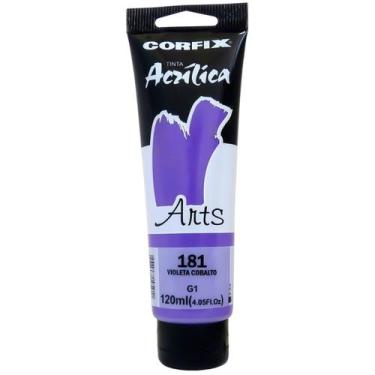 Imagem de Tinta Acrílica Arts Corfix 120ml G1 - 85120, 181 - VIOLETA COBALTO