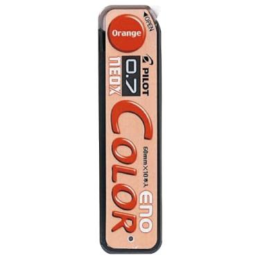 Imagem de Pilot Lapiseira colorida eno, 0,7 mm, laranja, 10 pontas (HRF7C-20-O)