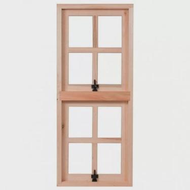 Imagem de Janela de Madeira Maxim-Ar 120x30cm com Caixilho 9,4cm ewr MP51 Rondosul