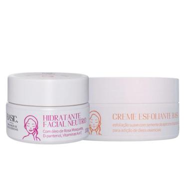 Imagem de Kit Skincare Esfoliante Neutro e Hidratante Facial Anti-idade Via Arom