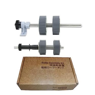 Imagem de Rolo de freio 2023 atualizado PA03540-0001 PA03540-0002 com peça de scanner de eixo, compatível com Fujitsu Fi-6130 Fi-6130Z Fi-6140 Fi-6140Z Fi-6230 Fi-6230Z Fi-6240 Fi-Fi-6240Z Fi-6125 Fi-6225