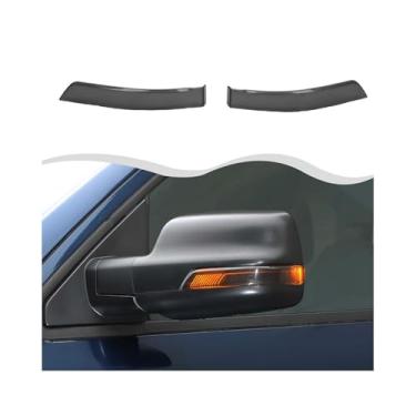 Imagem de HTHE Espelho retrovisor defumado luz de seta guarnição lateral espelho de seta tampa de seta espelho reverso guarnição de seta compatível com acessórios externos Dodge Ram 2018+ (2 pçs/conjunto)