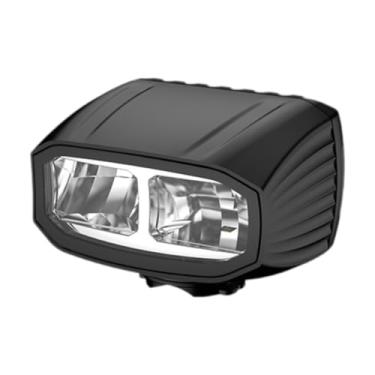 Imagem de simhoa Farol dianteiro para bicicleta, para ciclismo noturno, para estrada e montanha, Preto