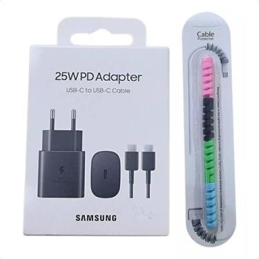 Imagem de Carregador original samsung ta800 25w fast charge + protetor