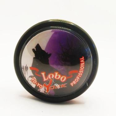 Imagem de Yoyo York Profissional Lobo + 3 cordas ( Ioio, Yo-yo), Preto