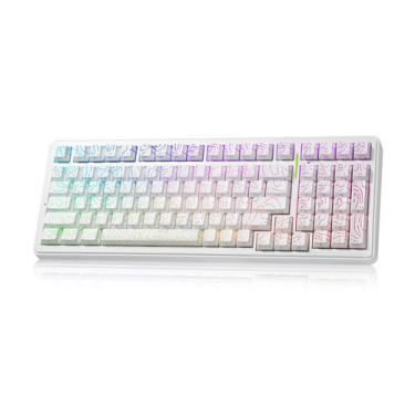Imagem de Teclado para jogos LEOBOG AULA F99 Wireless Mechanical RGB