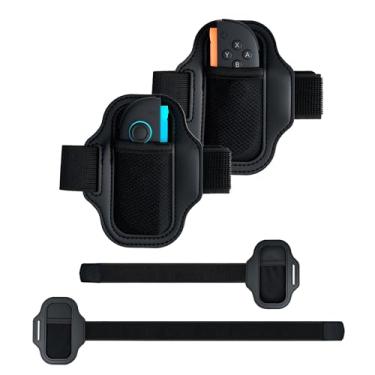 Imagem de Mcbazel 2 Pack Leg Strap for Nintendo Switch 1 & 2 Joy Con, Leg Strap for Switch Ring Fit Adventure, Compatible with Switch 2/Switch 1, Adjustable for Adults & Kids, Perfect for Sports & Ring Fit