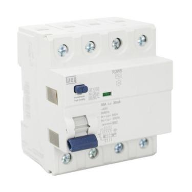 Imagem de Interruptor 80A 30mA DR Diferencial Residual Weg Tetrapolar