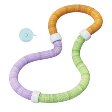 Imagem de menolana Anel de exercício fitness aro ajustável multifuncional com peso abdominal aro mola círculo macio para cintura interna pilates viagem, Verde com 1.4kg