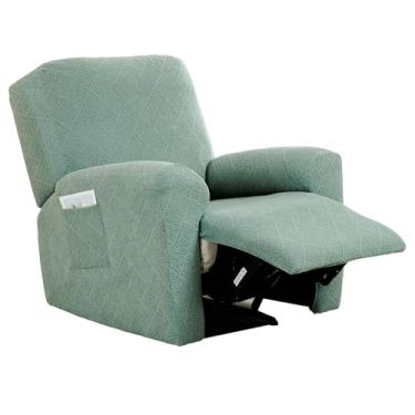 Imagem de Eco-Ancheng Capas reclináveis para poltronas reclináveis elásticas, 4 peças, capas reclináveis de jacquard, capas de sofá antiderrapantes, capas protetoras de móveis para animais de estimação, 11