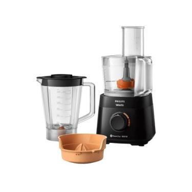 Imagem de Multiprocessador PowerChop Philips Walita Preto 600W + 3 acessórios in