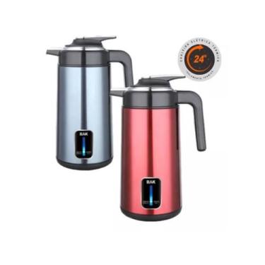 Imagem de Chaleira Jarra Garrafa Térmica Elétrica 127V Premium Bak Inox Azul - B