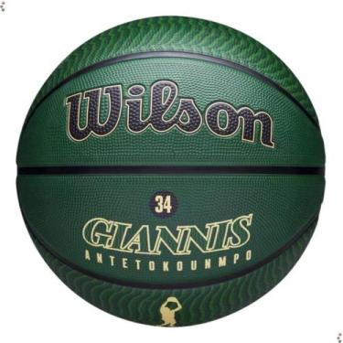 Imagem de Bola Basquete Nba Player Icon Outdoor Jogadores - Tamanho 7 - Wilson