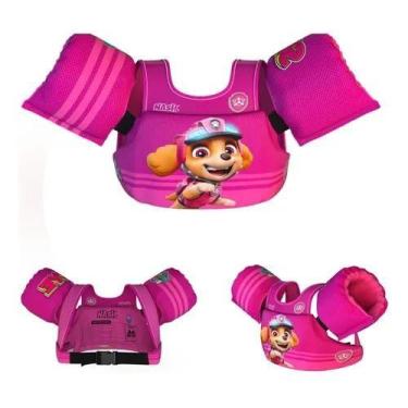 Imagem de Colete Salva Vidas Infantil Boia Piscina Patrulha Canina Skye - Nash