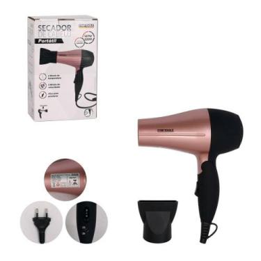 Imagem de Secador De Cabelo Portátil 1200W Bivolt - Rosa - Startools, Bivolt