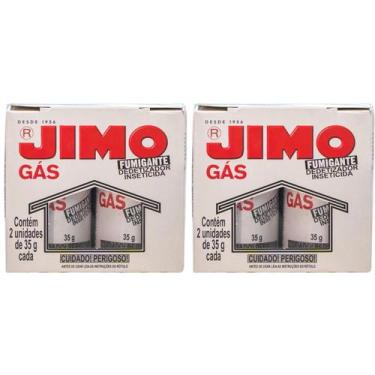 Imagem de Jimo Dedetizador Ambientes Gás Fumigante 4x35g