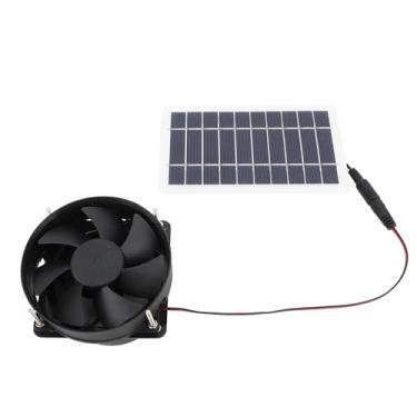 Imagem de Yinhing Ventilador Solar Ventilador de Sótão Com 10w Monocristalina Silício Solar Frean Film Film Portátil Silencioso Painel de Painel para de de Teto Ao Ar Livre de Estufa